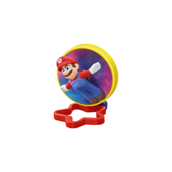 マリオやヨッシーがハッピーセットに！「ザ・スーパーマリオギャラクシー・ムービー」のフィギュアが手に入る！スペシャルブックも同時販売
