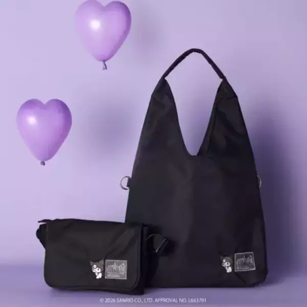 「「サンリオ」クロミの“乙女チック”な魅力がバッグに♪ 甘辛コーデにバッチリなManhattan Portageコラボ」の画像