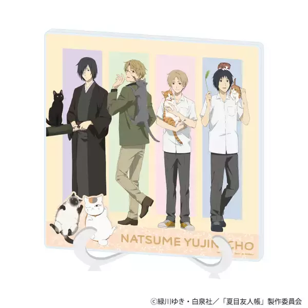 「夏目友人帳」新デザイン＆新作アイテムも！“猫ver.”と“旅ver.”の描き下ろしグッズが再登場