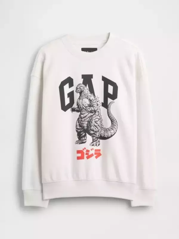 「ゴジラ」×Gapと初コラボ！大胆なゴジラデザインや、“VSデストロイア”のワンシーンなどがアパレルに