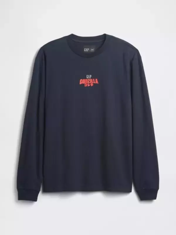 「「ゴジラ」×Gapと初コラボ！大胆なゴジラデザインや、“VSデストロイア”のワンシーンなどがアパレルに」の画像