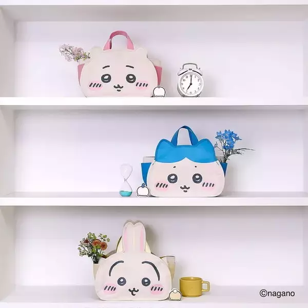 「「ちいかわ」ハチワレやうさぎたちのお顔をデザイン！大人かわいいインテリアトートバッグ登場」の画像