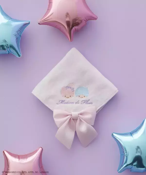 「「サンリオ」キキ＆ララの“ゆめかわ”リボンアイテムにキュン♪「Maison de FLEUR」コラボコレクションが登場！」の画像