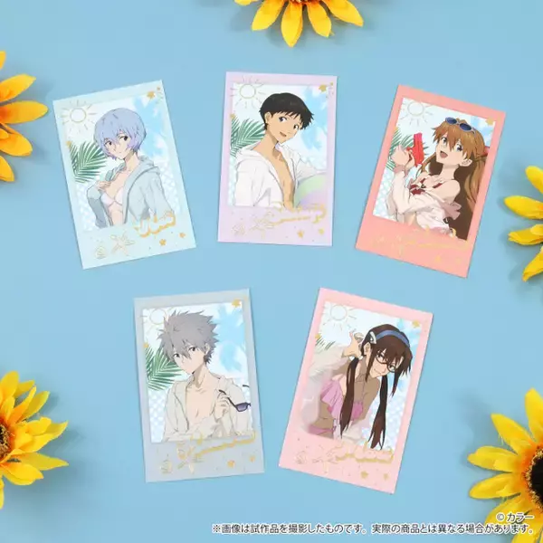 「カヲル君、アスカたちと夏を楽しんじゃおう♪ 「エヴァ」限定グッズが集結！「EVANGELION STORE SUMMER FES 2026 in AmiAmi」チケット風クリアカード特典も☆」の画像