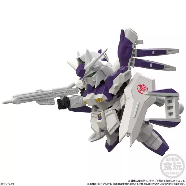 Hi-vガンダム、サザビーのミニフィギュアが収録！ 「MOBILITY JOINT GUNDAM」がプレバンで予約受付中！EXパーツでサザビーはナイチンゲールに換装可能!?