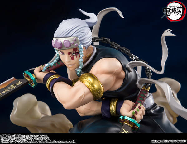 鬼滅の刃 宇髄天元 譜面が完成した 勝ちに行くぞォオ 躍動感たっぷりにフィギュア化 22年2月13日 エキサイトニュース