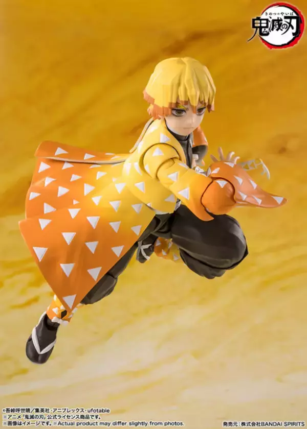 「「鬼滅の刃」霹靂一閃のポーズを再現できる「S.H.Figuarts 我妻善逸」が再販！新たに発売される「S.H.Figuarts 嘴平伊之助」は猪頭部と表情パーツのふたつが楽しめる」の画像