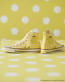 「ポムポムプリン＆クロミ＆ハローキティが「CONVERSE」に！耳やベレー帽デザインのアンクルパッチ、ドクロの刺繍、赤いリボンのかかと紐…特別なオールスターが登場☆」の画像2
