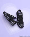 「ポムポムプリン＆クロミ＆ハローキティが「CONVERSE」に！耳やベレー帽デザインのアンクルパッチ、ドクロの刺繍、赤いリボンのかかと紐…特別なオールスターが登場☆」の画像4