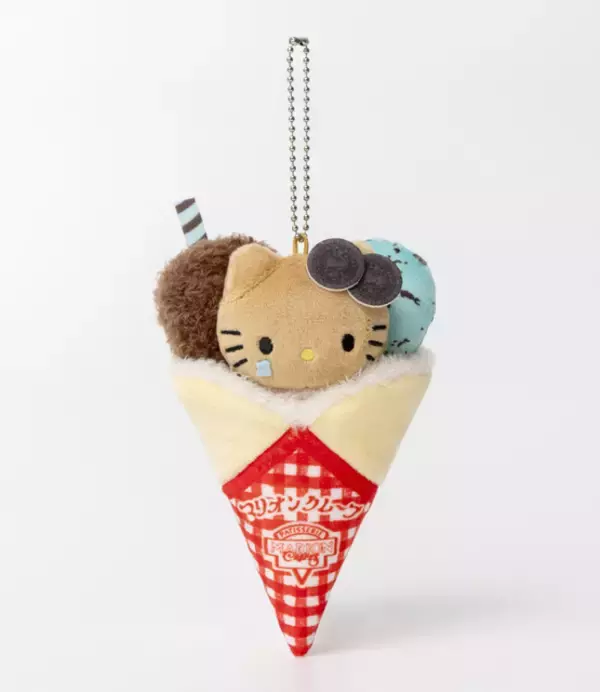 クレープに包まれたキティちゃんが超キュート♪ ハローキティ×「マリオンクレープ」コラボぬいぐるみ登場