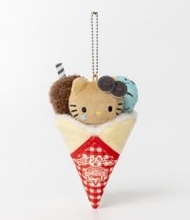クレープに包まれたキティちゃんが超キュート♪ ハローキティ×「マリオンクレープ」コラボぬいぐるみ登場