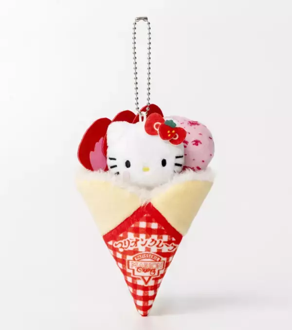 「クレープに包まれたキティちゃんが超キュート♪ ハローキティ×「マリオンクレープ」コラボぬいぐるみ登場」の画像