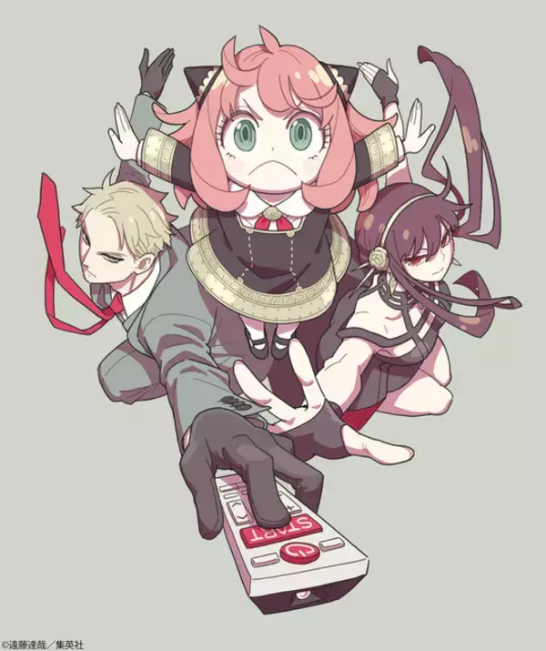 「SPY×FAMILY」原作者・遠藤達哉描き下ろしイラスト公開！ 話数にあわせたビジュアルも