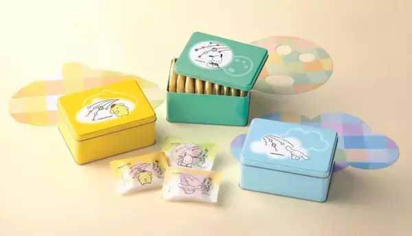 「ハローキティの限定デザイン缶が新登場♪ “サンリオ×もち吉”コラボ缶第2弾！ポムポムプリン＆ポチャッコ＆シナモロールもキュート」の画像
