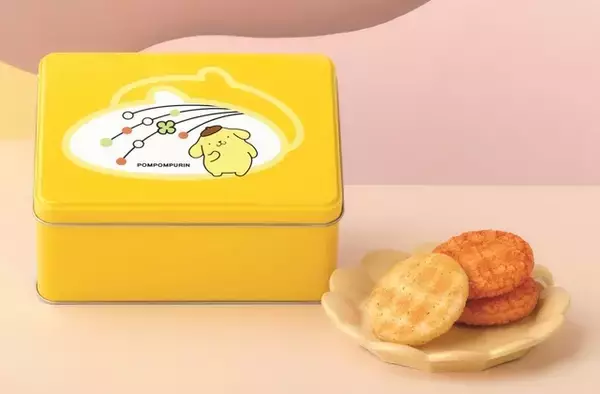 「ハローキティの限定デザイン缶が新登場♪ “サンリオ×もち吉”コラボ缶第2弾！ポムポムプリン＆ポチャッコ＆シナモロールもキュート」の画像