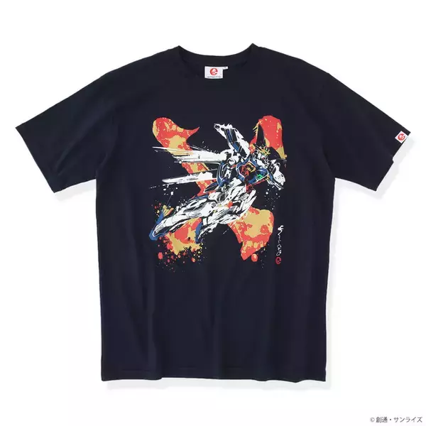 「“切り札は最後まで取っておくものだよ…”ガンダムX＆ガンダムヴァサーゴを筆絵タッチでデザイン！「ガンダムX」Tシャツ発売」の画像
