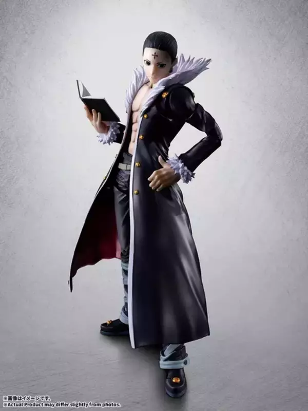 「“始めは ただ欲しかった”「HUNTER×HUNTER」幻影旅団団長・クロロが立体化！本を片手に念を発動するシーンも再現」の画像