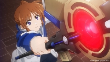 夏アニメ「なのはEXGV」EXCEEDSの駆除隊員として活動を始めたシイナは、橋から飛び降りようとする少女を見つけて助けに入ったのだが…第3話先行カット