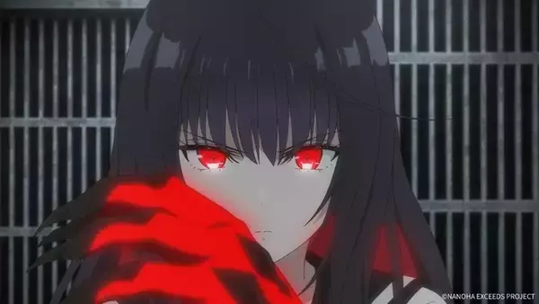 「夏アニメ「なのはEXGV」EXCEEDSの駆除隊員として活動を始めたシイナは、橋から飛び降りようとする少女を見つけて助けに入ったのだが…第3話先行カット」の画像