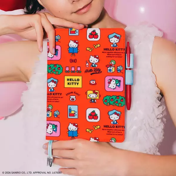 「ハローキティの2027年版「ほぼ日手帳」登場！ “ハローキティ クラシック”デザインの手帳＆文具17種を発売」の画像