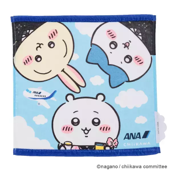 「ちいかわ×ANA」制服姿の限定デザイン♪「ちいかわジェット」就航記念のコラボグッズ第1弾が発売