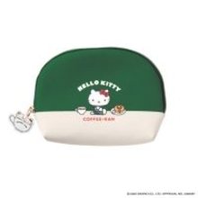 ハローキティと珈琲館が初コラボ！ カフェの制服を着たキティ＆ミミィがデザインされた巾着バッグやポーチが登場