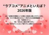 「“ラブコメ”アニメといえば？ 2位は「かぐや様は告らせたい」＆「名探偵コナン」、1位「お隣の天使様」＜26年版＞」の画像2