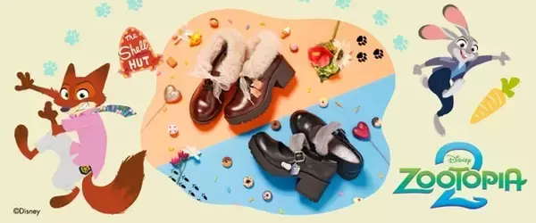 「「ズートピア2」ニック＆ジュディのふわふわファーが可愛い♪ “前に進む力”をくれるシューズ登場」の画像