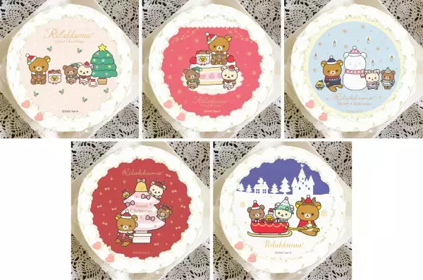 「「すみっコぐらし」「PUI PUI モルカー」「リラックマ」と賑やかなクリスマスを♪プリントケーキ登場」の画像