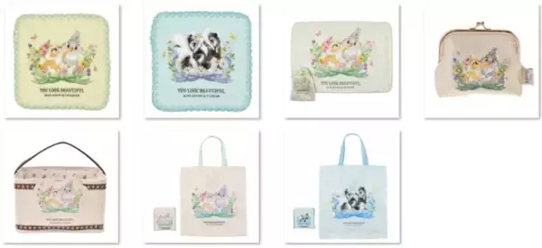 「【ディズニーストア】春のときめきギュギュッと♪ 「バンビ」とんすけ＆ミス・バニーたちをデザインした新コレクションが登場！」の画像