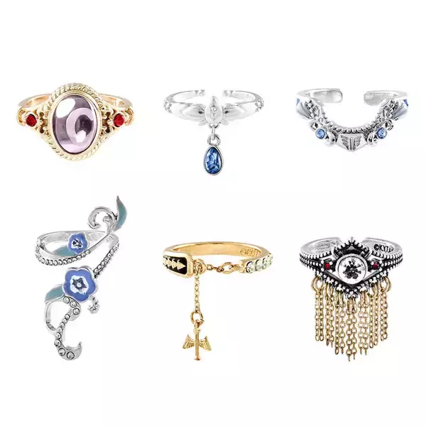 「「葬送のフリーレン」フリーレンやヒンメルたち勇者一行をイメージ！組み合わせ自由な「MAYLA」リングセット登場」の画像