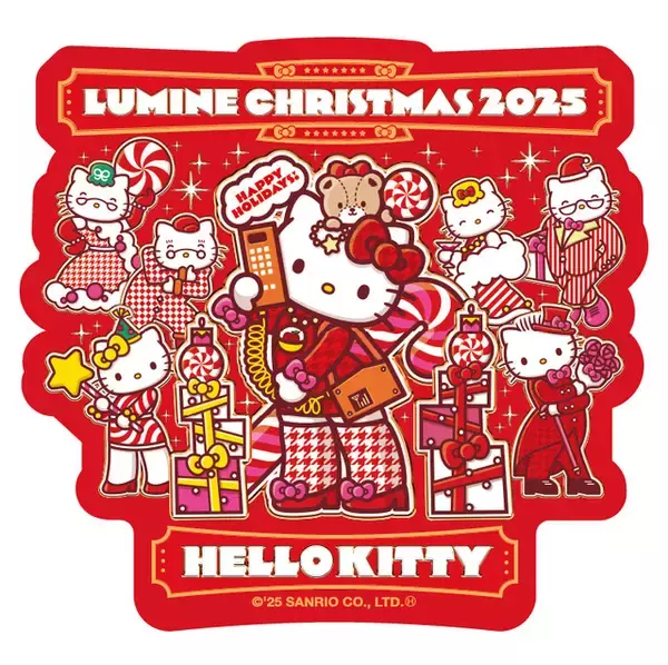 ハローキティがルミネでクリスマスパーティーを開催♪ クリスマス限定装飾＆グッズなどの企画が盛りだくさん！