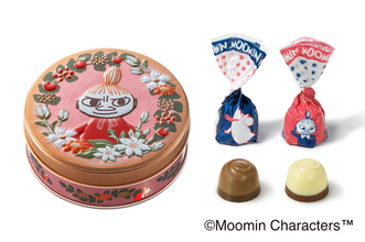ムーミンやリトルミィとあま～いクリスマス♪「メリーチョコレート」との限定コラボ缶が登場
