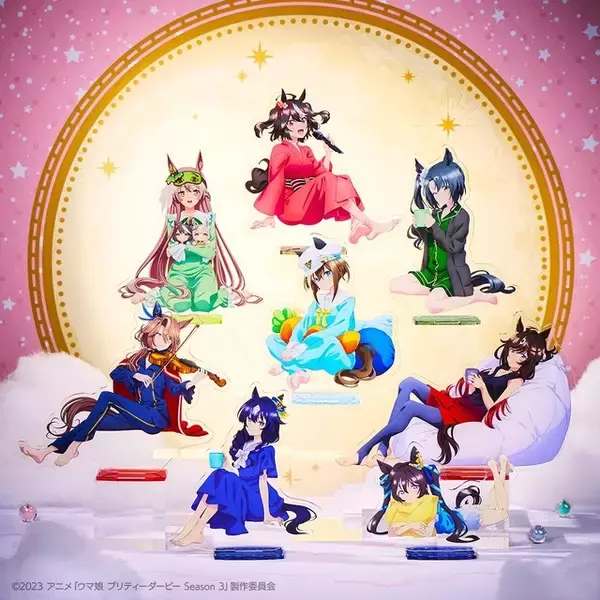 「「ウマ娘 Season 3」キタサンブラックたちが部屋着姿でリラックス♪ 限定描き下ろし登場の「ナムコ」コラボ開催」の画像
