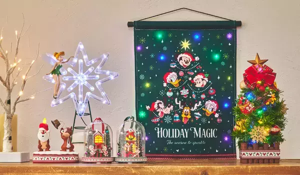 「「ディズニー」ミッキーたちがクリスマスの魔法をお届け♪ ツリーやアドベントカレンダー、セータも！新コレクション登場」の画像