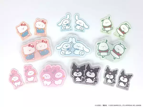 「「サンリオ」キャラとお文具さんたちのコラボが超癒やし♪ 新作グッズ＆ぬい再販も」の画像