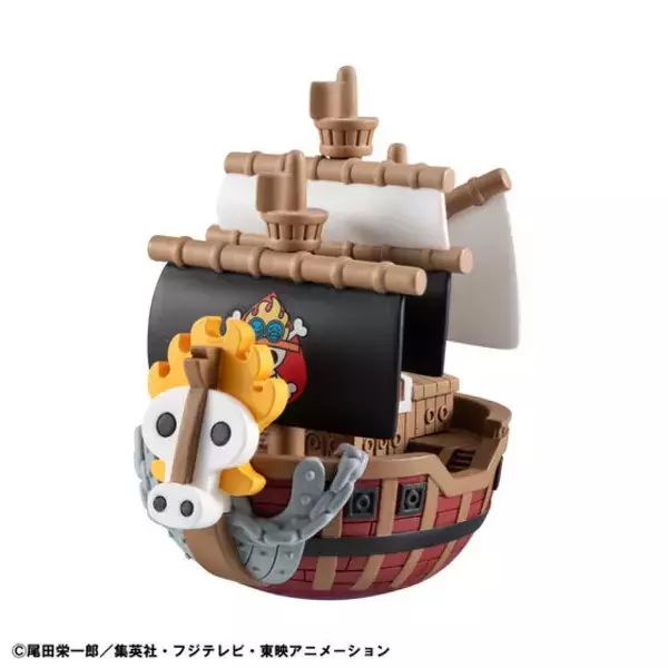 「「ワンピース」ルフィやエース、ロジャー、ガープの海賊船が“ゆらゆらしちゃう”かわいいフィギュアに！「ゆらコレシリーズ」」の画像