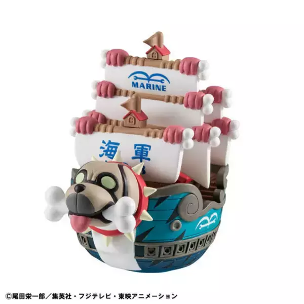 「「ワンピース」ルフィやエース、ロジャー、ガープの海賊船が“ゆらゆらしちゃう”かわいいフィギュアに！「ゆらコレシリーズ」」の画像