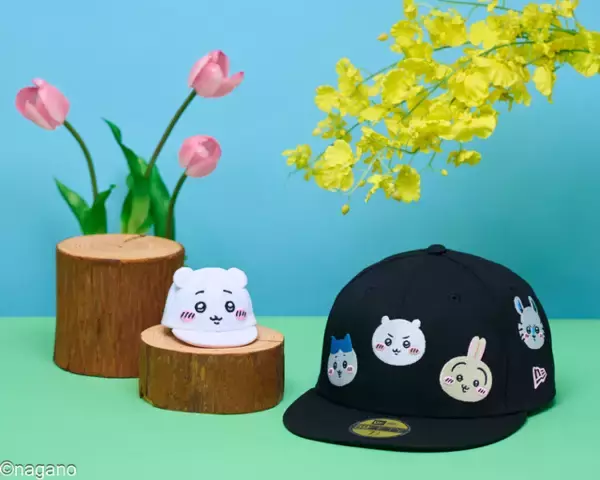 「ちいかわ」ハチワレ、うさぎ達が盛り盛り♪ キャップやTシャツ、キーホルダーが登場！【ニューエラ】