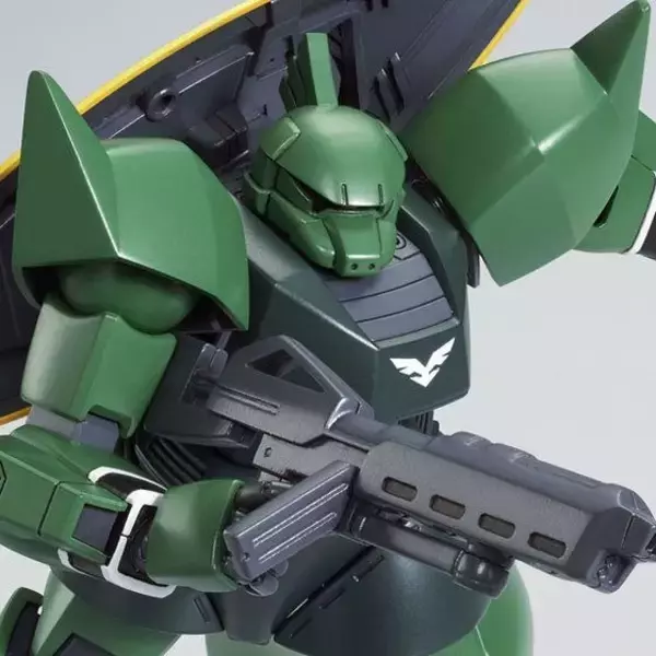 「「HG 1/144 ゲルググ（ユニコーンVer．）」がプレバンで再販！袖付きMSの特徴的な腕部は新規造形で再現…新たに専用ビーム・マシンガンが付属」の画像