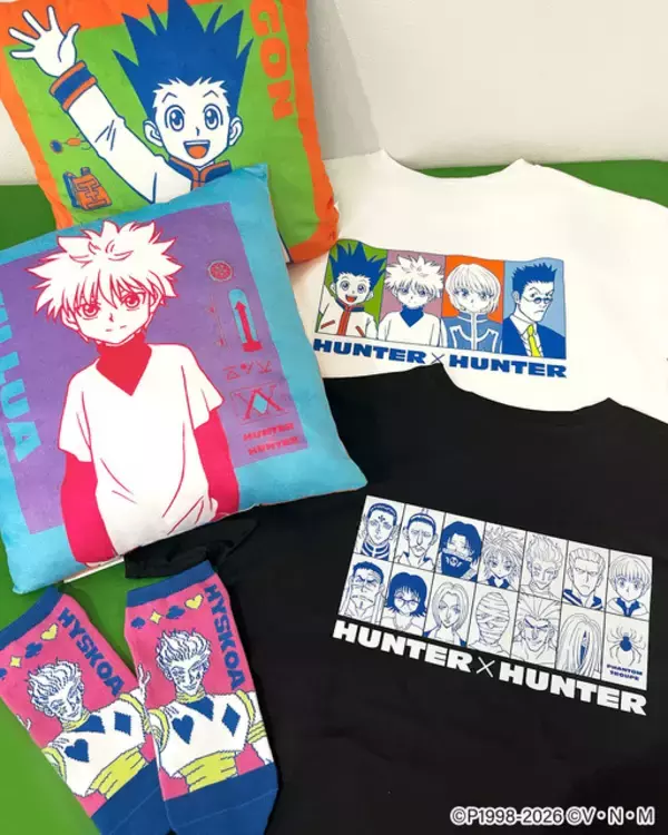 「HUNTER×HUNTER」ポップな限定アイテムがサンキューマートに登場♪全品390円で6月下旬に発売！