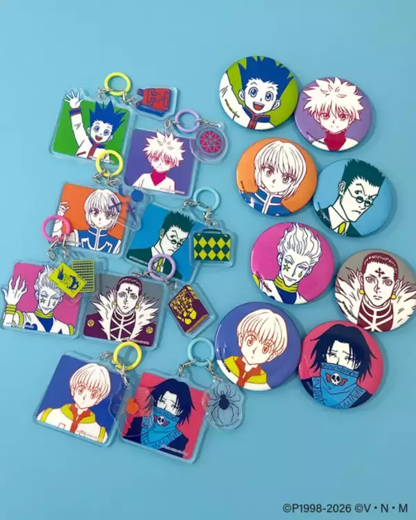 「「HUNTER×HUNTER」ポップな限定アイテムがサンキューマートに登場♪全品390円で6月下旬に発売！」の画像