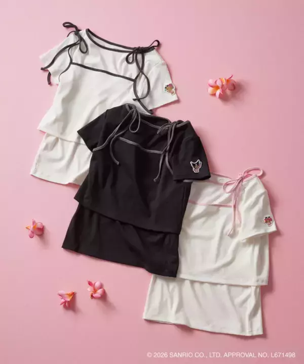 「ポムポムプリン、シナモンと夏を楽しんじゃおう♪ 「サンリオ」日焼けキティたちがグッズに！ ROPE' PICNICコラボコレクションが新登場！愛犬と楽しめるウエアや雑貨も」の画像
