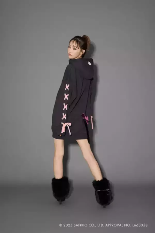 「マイメロディ＆クロミのかわいいスウェットワンピ登場♪ rienda（リエンダ）とのコラボアイテムが登場！」の画像