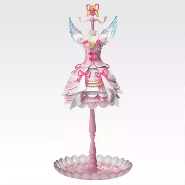 「「アイカツ！」いちご＆ユリカのプレミアムレアドレスがアクセサリートレイに♪ アイカツ！カード付きバッグチャーム、メモ帳も登場」の画像