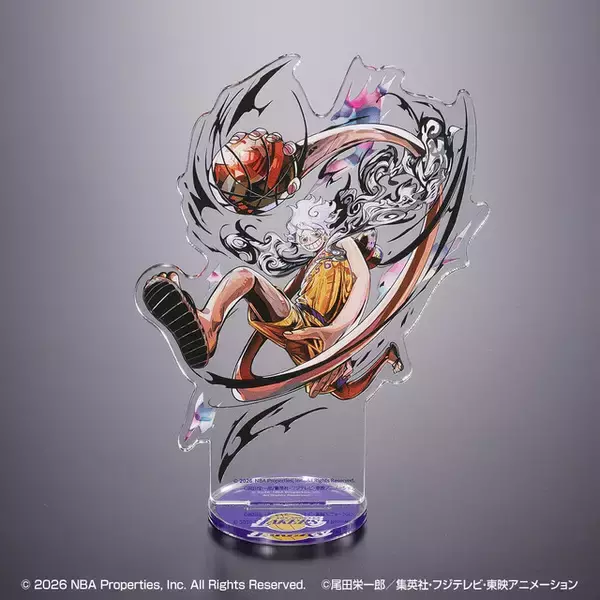 「サボがドリブル！ エースはダンク!? 「ワンピース」×NBAコラボのトートバッグ、アクリルスタンドが予約受付開始！ 躍動感あふれるアクスタも見逃せない！」の画像