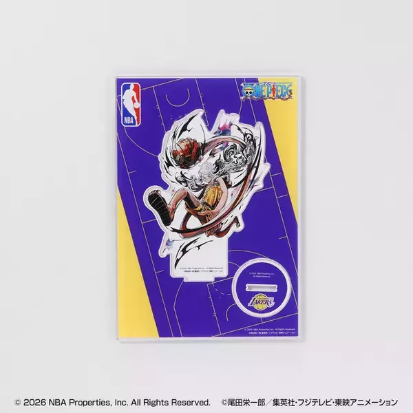「サボがドリブル！ エースはダンク!? 「ワンピース」×NBAコラボのトートバッグ、アクリルスタンドが予約受付開始！ 躍動感あふれるアクスタも見逃せない！」の画像