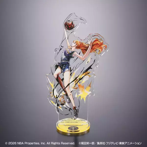 「サボがドリブル！ エースはダンク!? 「ワンピース」×NBAコラボのトートバッグ、アクリルスタンドが予約受付開始！ 躍動感あふれるアクスタも見逃せない！」の画像
