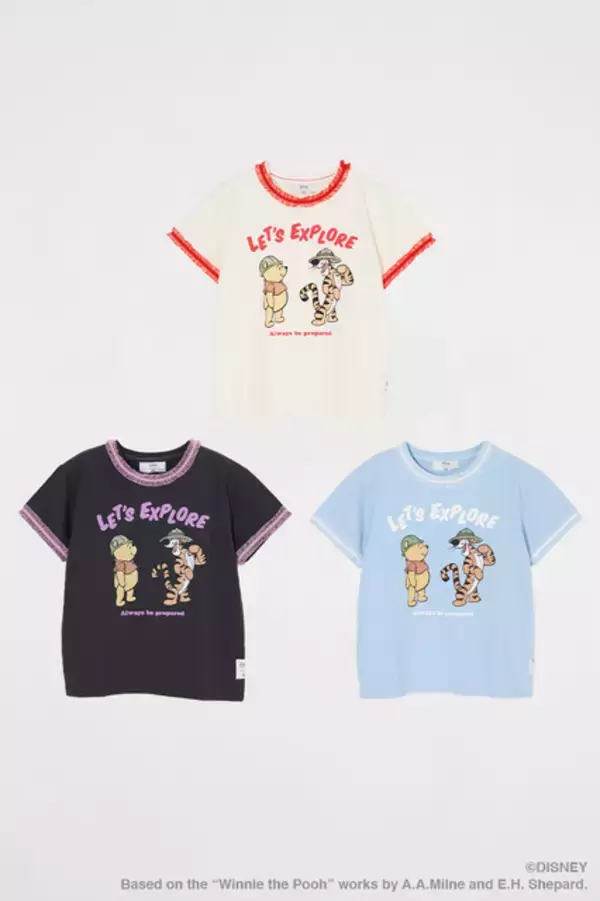 「「くまのプーさん」の世界を可愛く着こなそう！ ヴィンテージ感あふれるTシャツ＆バッグが明日（5/20）より登場」の画像