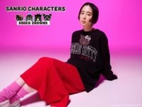 「サンリオ」キティちゃんやハンギョドンが、BLACKで“大人かっこいい”アパレルに！RODEO CROWNS WIDE BOWLコラボ